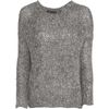 Vince Knit Sweater in Gray - Lyst