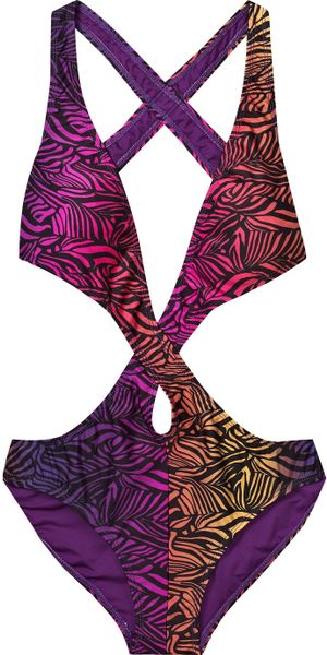 Diane Von Furstenberg Julisha Cutout Swimsuit - Lyst