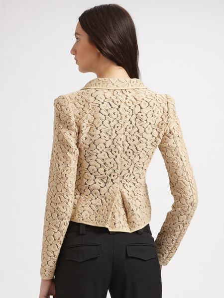 lace mini jacket