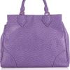 Marc By Marc Jacobs Lucy Ostricheffect Pvc Tote in Purple (violet) - Lyst