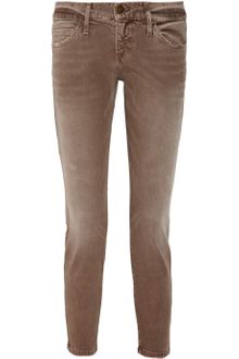 Current/Elliott The Crop Skinny Mid-rise Jeans - Lyst