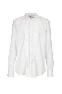 G.guaglianone Pleat Detail Shirt - Lyst