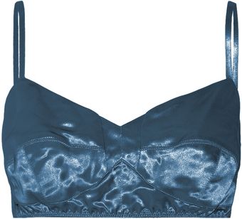 Marc Jacobs Double-layer Satin Soft-cup Bra - Lyst