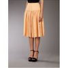 Valentino Vintage Vintage Linen Skirt in Orange - Lyst