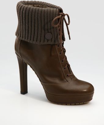 Gucci Lara Lace-up Ankle Boots - Lyst