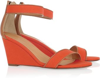 J.Crew Canvas Wedge Sandals - Lyst
