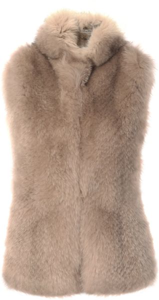 Max Mara Fox Fur Gilet - Lyst
