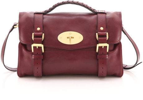 burgundy mulberry bag