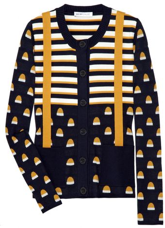 See By Chloé Knitted Cotton Cardigan - Lyst