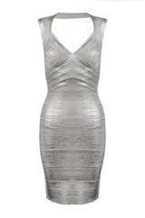 Hervé Léger Cut-out Bandage Dress