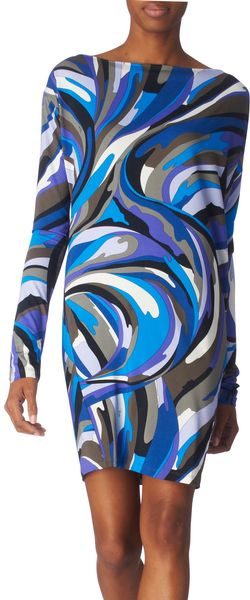 Pucci Swirl Mini Dress - Lyst