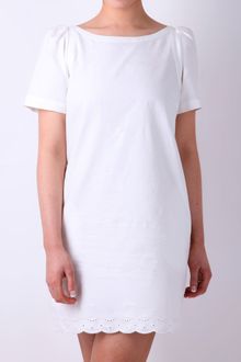 See By Chloé Broderie Trim Shift Dress - Lyst