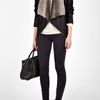 Vince Shearling Cascade Jacket in Black - Lyst
