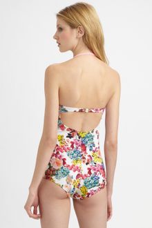 D&G Printed One-piece Swimsuit - Lyst