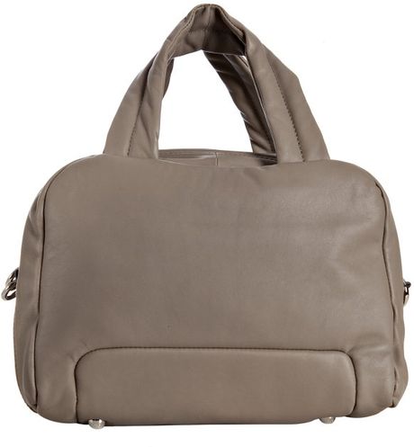 D&g Light Grey Leather Small Triple-zip Handbag in Gray (grey) | Lyst