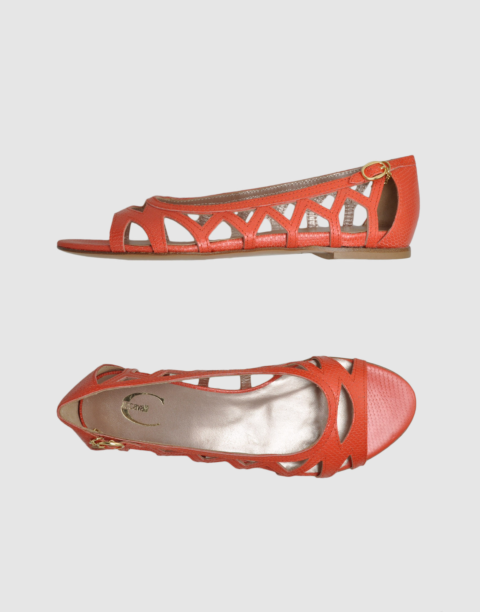 roberto cavalli flats