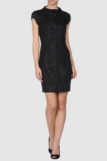 Mauro Gasperi Short Crew Neckline Dress - Lyst