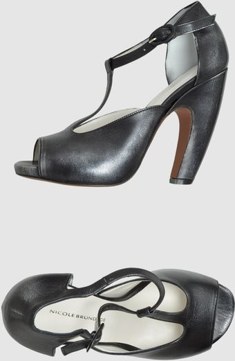Nicole Brundage Platform Sandals - Lyst