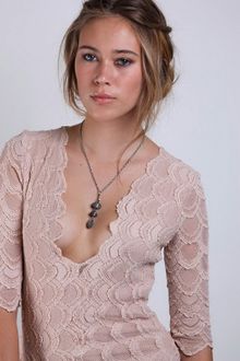 Nightcap Clothing Nightcap Deep V Victorian Lace Dress - Lyst