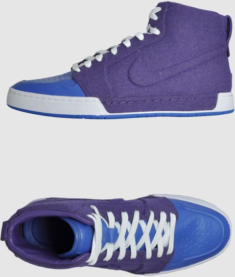 Nike Hightop Sneaker in Blue for Men (grey) - Lyst
