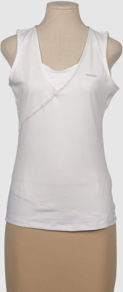 Reebok Sleeveless T-shirt - Lyst