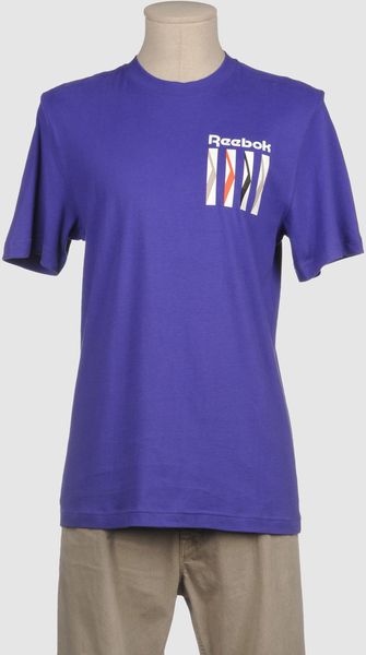 Reebok Short Sleeve T-shirt - Lyst
