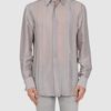Versace Long Sleeve Shirt in Gray for Men (grey) - Lyst