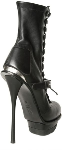 alexander mcqueen lace up boot