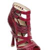 Alexandre Birman 130 Mm Python and Calf Sandals in Red - Lyst