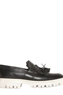 Burberry Prorsum Rubber Sole Calfskin Loafers - Lyst