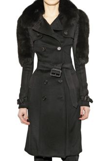 Burberry Prorsum Wool and Cashmere Trench Coat - Lyst