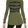 Burberry Prorsum Bonded Technical Stitch Duffle Coat in Green - Lyst