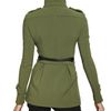 Burberry Prorsum Bonded Technical Stitch Duffle Coat in Green - Lyst
