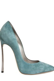 Casadei 120mm Suede Pointy Pumps - Lyst
