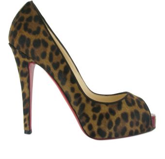 Christian Louboutin 120mm Very Prive Ponyskin Pumps - Lyst