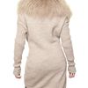 Dolce & Gabbana Mongolian Fur & Alpaca Wool Knit Sweater in Beige - Lyst