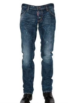 DSquared2 19cm Slim Fit Distressed Denim Jeans - Lyst