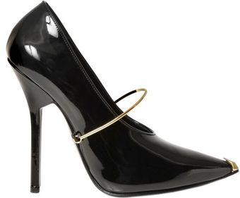 Givenchy 100 Mm Claw Metal Strap Patent Pumps - Lyst
