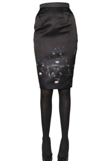 Givenchy Panther Print Border Duchesse Skirt - Lyst