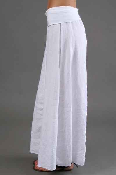 Linen Skirt Long 32