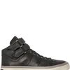 Jimmy Choo Snake Embossed Calf and Suede Sneakers in Black for Men - Lyst