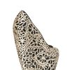 Nicholas Kirkwood 150mm Laser Cut Silk and Suede Wedges in Black (beige) - Lyst