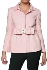 RED Valentino Structured Wool Bow Jacket