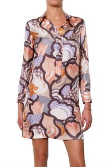 See By Chloé Printed Silk Twill Dress - Lyst