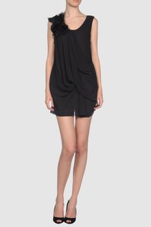 Vera Wang Short Dress - Lyst