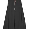 Yves Saint Laurent Envers Satin Cape Coat in Black - Lyst