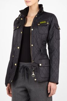 Barbour Black International Polar Quilt Jacket - Lyst