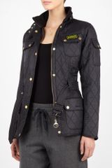 Barbour Black International Polar Quilt Jacket
