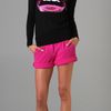 Markus Lupfer Lara Lip Sequin Jumper in Black - Lyst