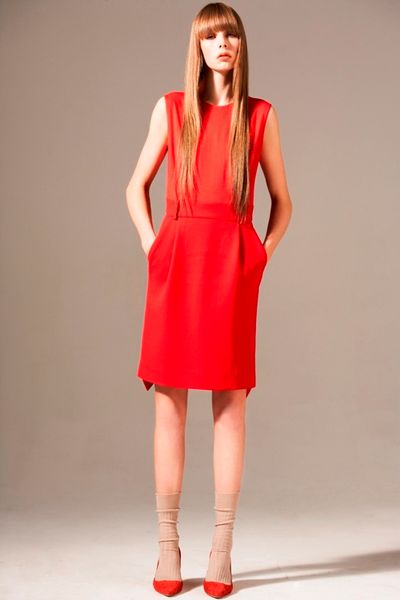Preen Envelope Dress in Red - Lyst